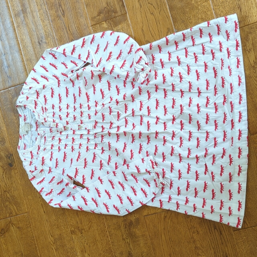 Kate Spade Girls Fox Print Dress